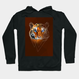 Low poly tiger Hoodie